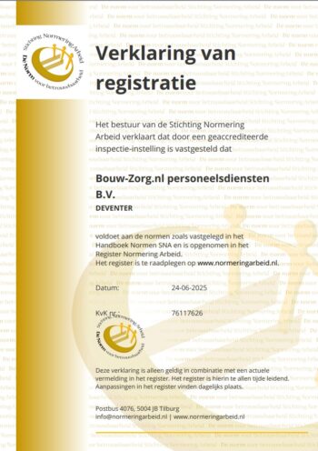 SNA, kerumerk, uitzenden, deventer, bouw-zorg